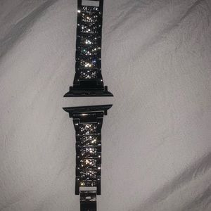 Black diamond Apple Watch band